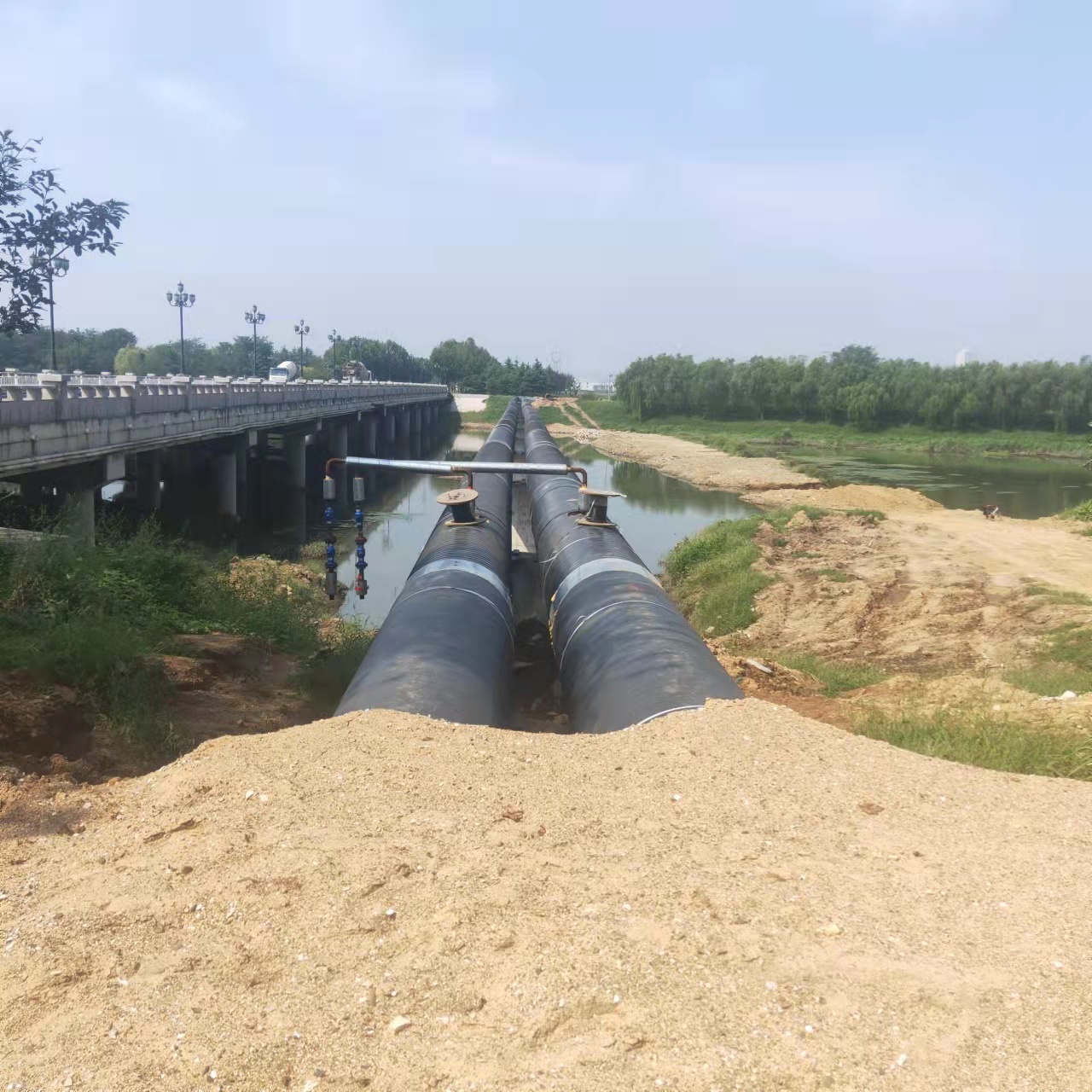 鸡东输油管道清洗